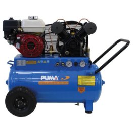 Puma Industries PUN5520G Portable Gas Powered Air Compressor w/ Honda Engine - 5.5 HP 20 Gallon Horizontal 11 CFM
