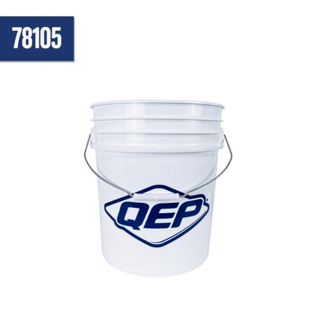 (image for) QEP 78105 Heavy Duty Plastic Mixing Bucket - 5 Gal