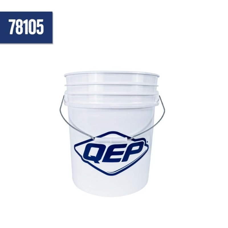 QEP 78105 Heavy Duty Plastic Mixing Bucket - 5 Gal