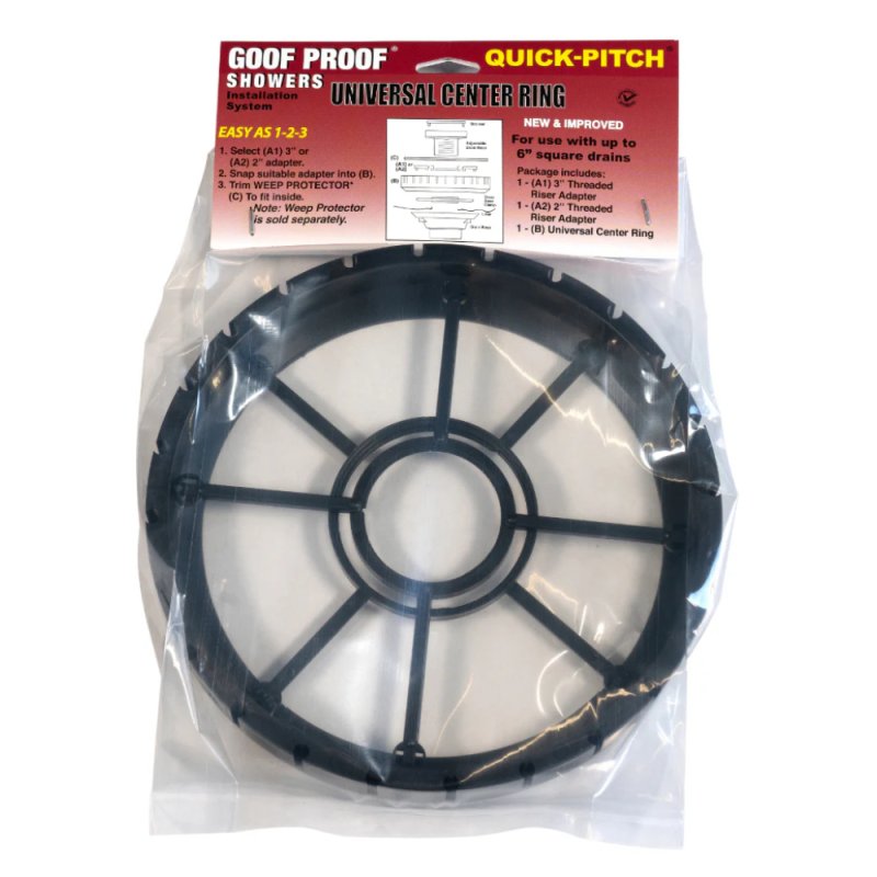 MARK E. INDUSTRIES QPUCR-110 Quick Pitch Universal Center Ring