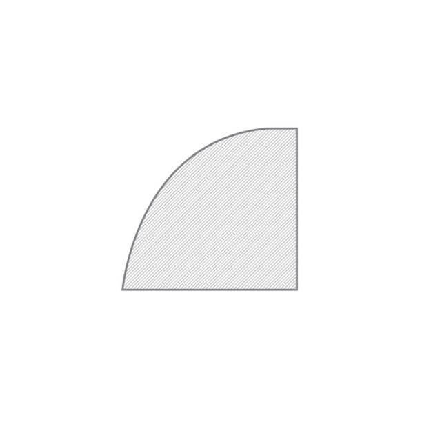(image for) M-Trim 106 11/16" x 11/16" x 12' Flex Quarter Round