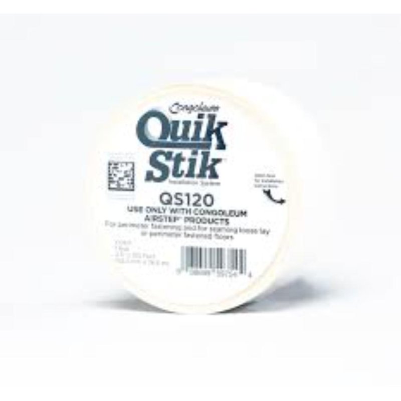 Congoleum QS120 QuikStik Tape 2.5-in x 120-ft Clear Pressure Sensitive Seam Tape