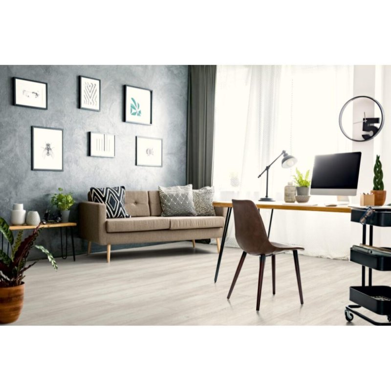 Maxxi Floors Room Penthouse 54.33 x 9.52 Waterproof Surface Laminate Floor - Elba Oak White R1229ZA