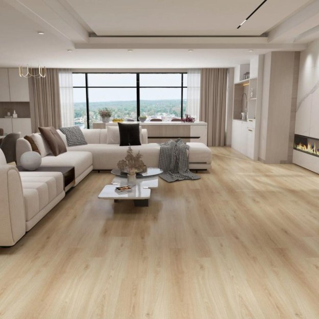 (image for) Resolve 12.0 Rigid Core SPC 9″ x 72″ Luxury Vinyl Plank - Regal Oak 416RGO