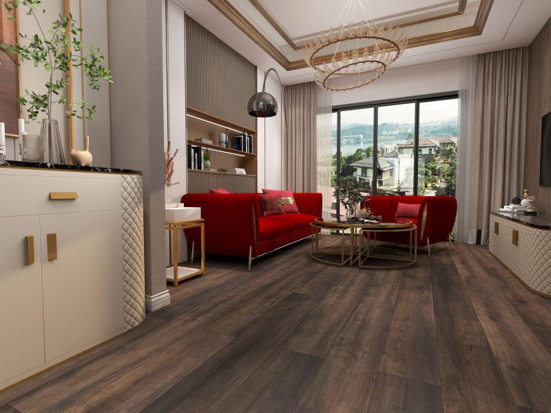 (image for) Signature GrandView Plus SPC 9″ x 60″ Luxury Vinyl Plank- Roasted Timber - PTAGVROSTIMCA