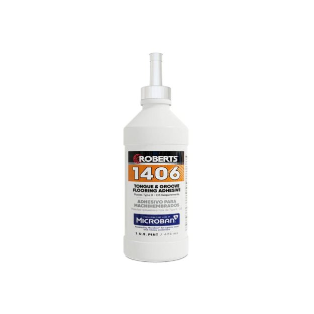 (image for) ROBERTS 1406-P Tongue & Groove Flooring Adhesive - 1 PT