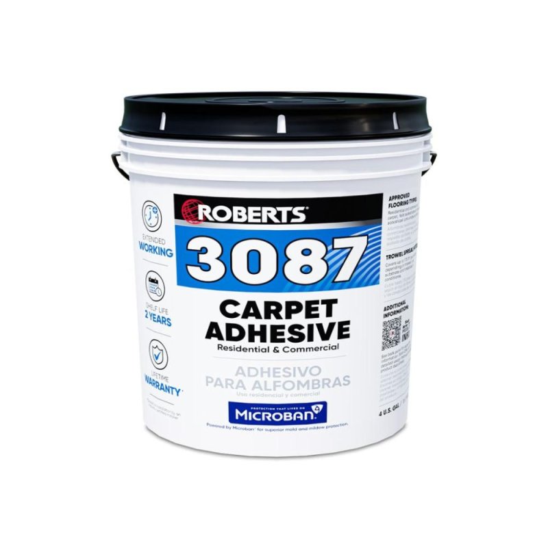 ROBERTS 3087 Residential and Commerical Carpet Adhesive - 4 Gal