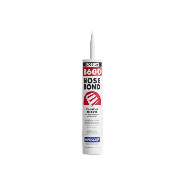 (image for) ROBERTS 8600-10C NOSE BOND Stair Nose Adhesive - 10 Oz Tube