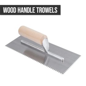 ROBERTS 49768 1/16" x 1/16" x 1/16" SQ-Notch Trowel