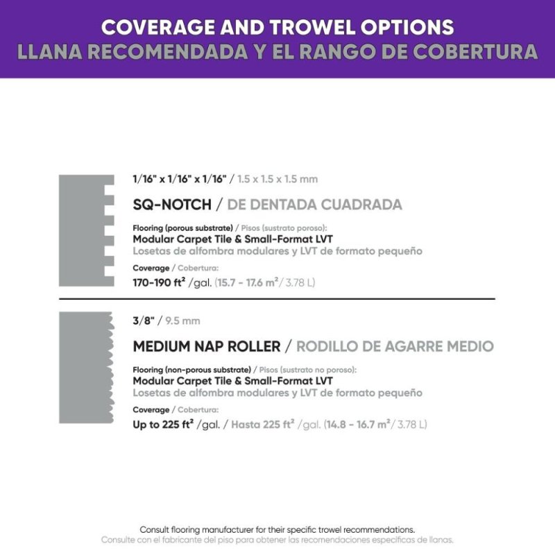(image for) ROBERTS 6280 Pressure Sensitive Releasable Multi-Flooring Adhesive - 4 Gal