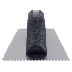 ROBERTS 10137-12 Economy Flat-Top V-Notch Trowel