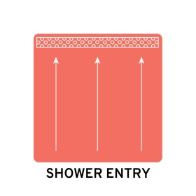 RAPID RECESS RR25LDK Bracket Kit - Linear Drain at Back Wall
