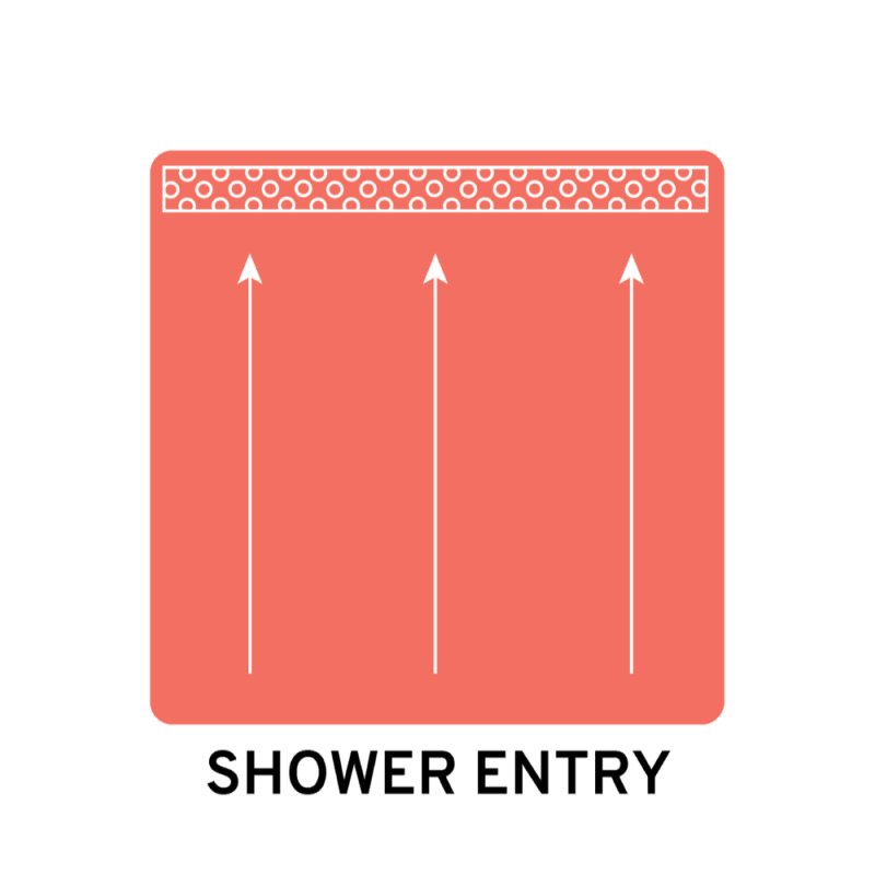 (image for) RAPID RECESS RR25LDK Bracket Kit - Linear Drain at Back Wall