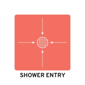 RAPID RECESS RR25SF Bracket Kit - Standard Point Drain Kit