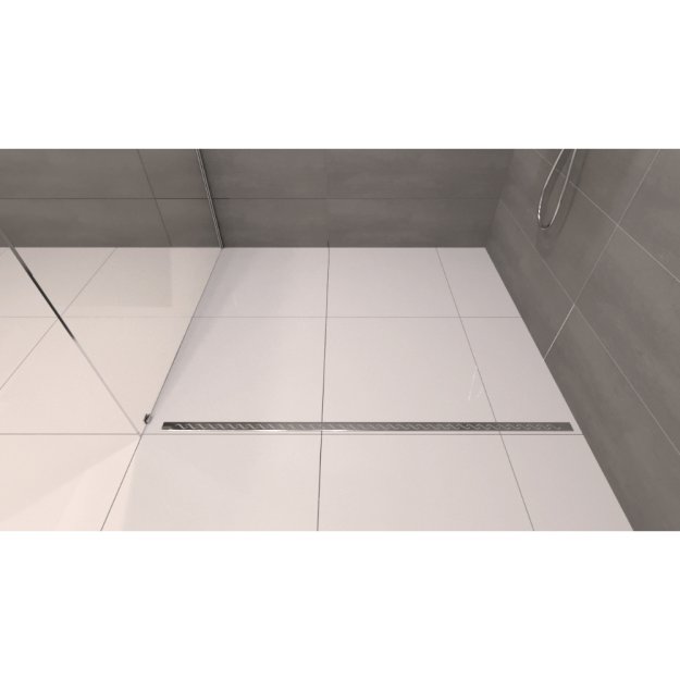 (image for) RAPID RECESS RR6ELDK Bracket Kit - Linear Drain at Shower Entry