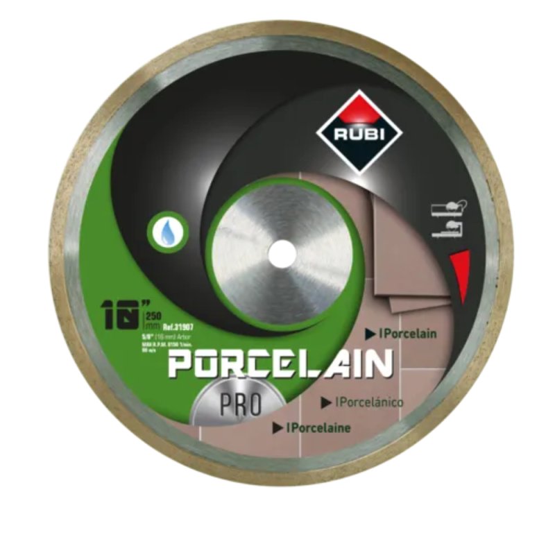 RUBI 31907 PORCELAIN Pro Diamond Blade (Wet) - 10\"
