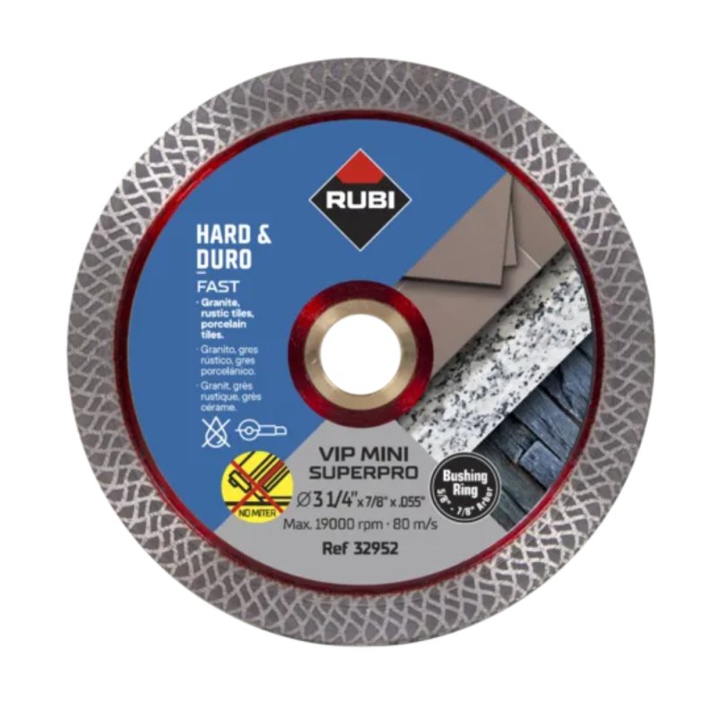 RUBI VIP Turbo Mesh Diamond Blades - (3 1/4\" - 14\")