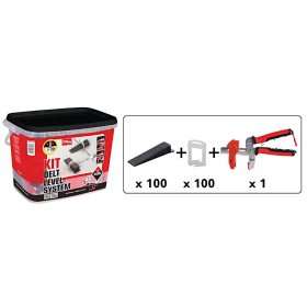 RUBI 03914 1/16" Delta Tile Leveling System Kit