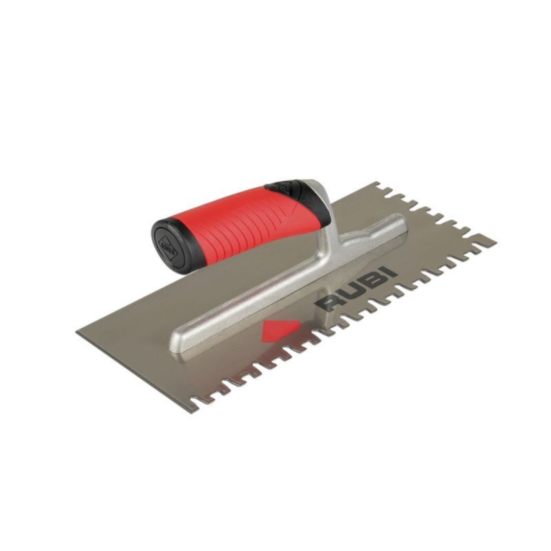 RUBI 72949 Large Format Tile Trowel - YW Notched