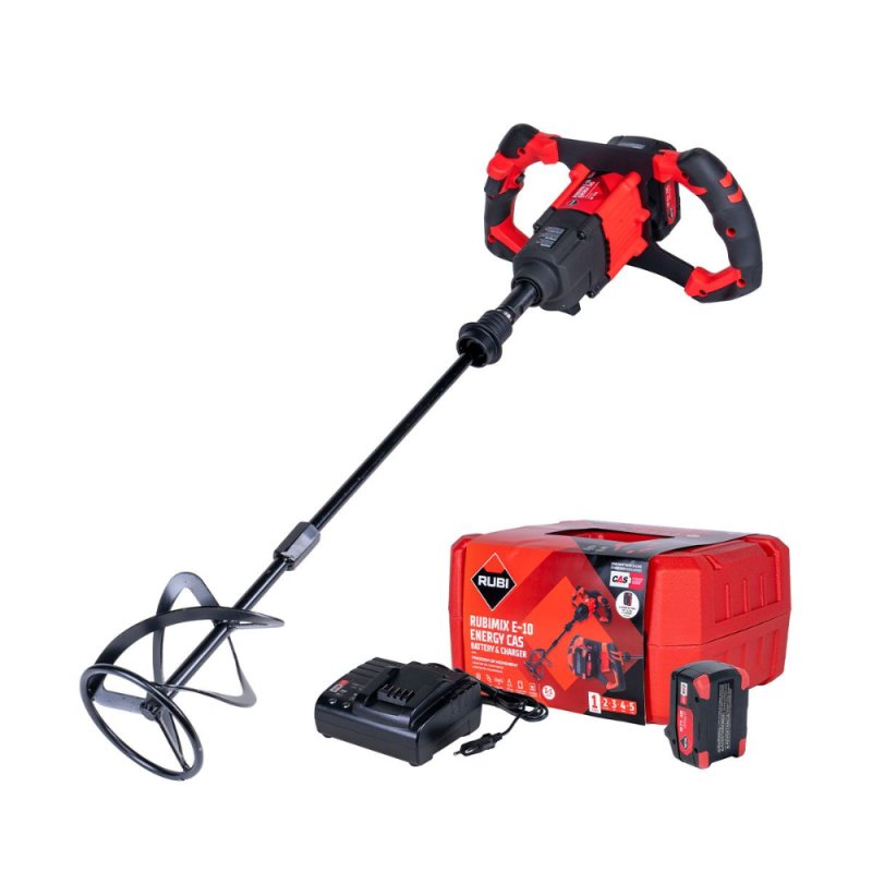 RUBI 26572 RUBIMIX E-10 Energy CAS Battery Powered Mixer