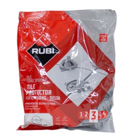RUBI 16902 Anti-Friction Ceramic Tile Leveling Protector - 100 Pieces