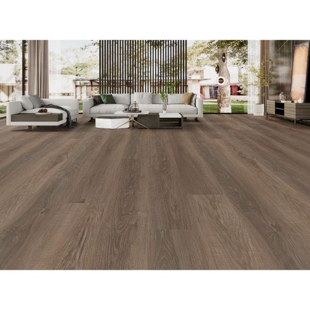 (image for) NAPF Primo Florz Reserve 7.25" x 48" SPC Ridge Core Luxury Vinyl Plank - Rustic Walnut RC45191C