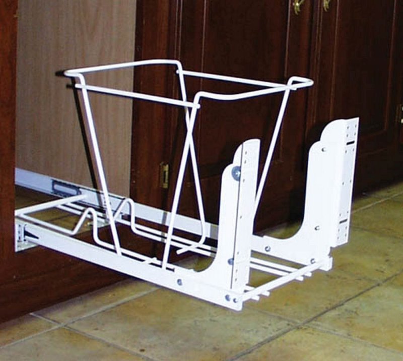 (image for) Rev-A-Shelf RV DM KIT 6 Way Adjustable Door Mount Kit For Pull-Out Hamper - White