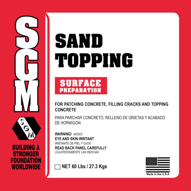 (image for) SGM PLBSM5 Sand Topping 60 Lbs.