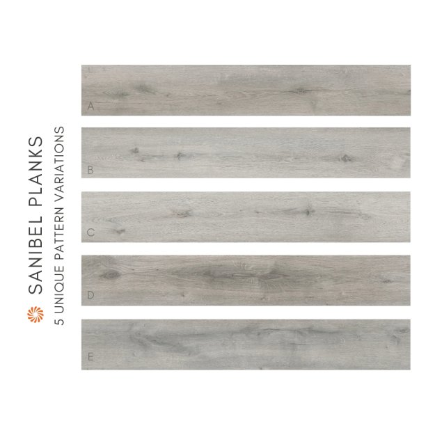 (image for) SOLSTONE Coastal 7" x 48" SPC Luxury Vinyl Plank 12mil - Sanibel
