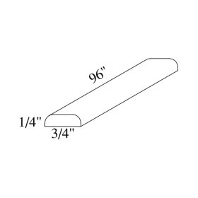 (image for) Castleton 8' Scribe Two Side Molding - CAS-SCRIBE2