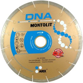 MONTOLIT SCX200 8" Gold Line DNA SEGMENTED Rim Blade