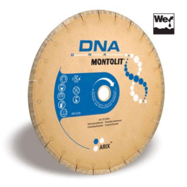 (image for) MONTOLIT SCX300 12" Gold Line DNA SEGMENTED Rim Blade