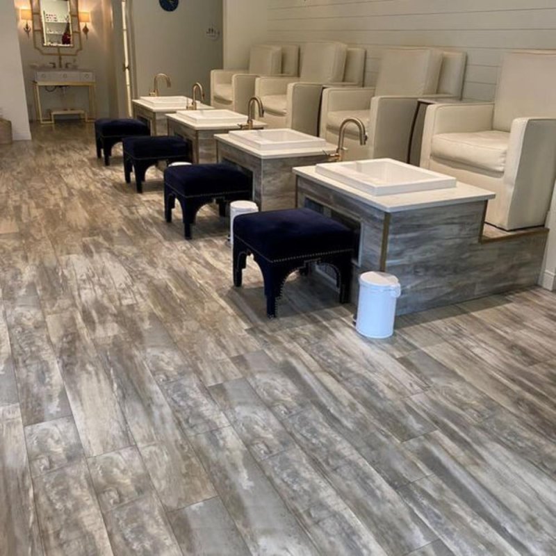 (image for) Signature Collection Moroccan Coast 71/4" x 48" Waterproof Engineered Flooring Vinyl Plank Tile - Sea Glass MGT 815 SG-P