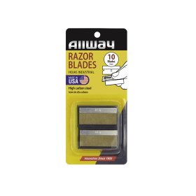 ALLWAY SEB10 Single-Edge Razor Blades - 10 Pack