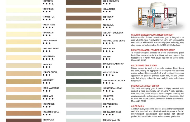 (image for) SGM Security Polymer Sanded Grout - 25 Lbs.