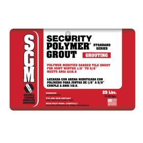 SGM Security Polymer Sanded Grout - 25 Lbs.
