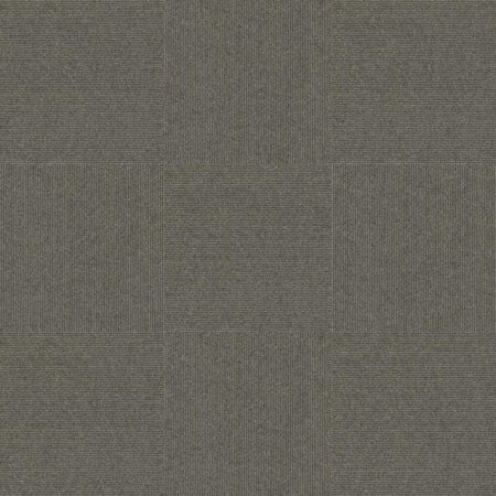 (image for) Next Floor Pinstripe 19.7" x 19.7" Solution-Dyed Twisted Polypropylene Carpet Tiles - Sequoia NF877002