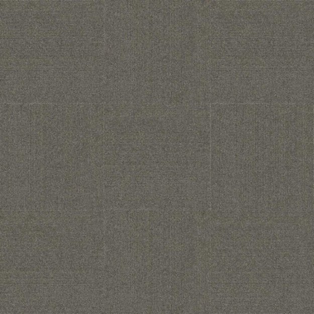 (image for) Next Floor Pinstripe 19.7\" x 19.7\" Solution-Dyed Twisted Polypropylene Carpet Tiles - Sequoia NF877002