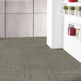 Independence 24" x 24" Solution Dyed Nylon Modular Commercial Carpet Tile - Grit