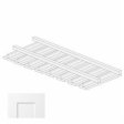 (image for) White Shaker 12" x 30" Stem Glass Holder - WS-SGH