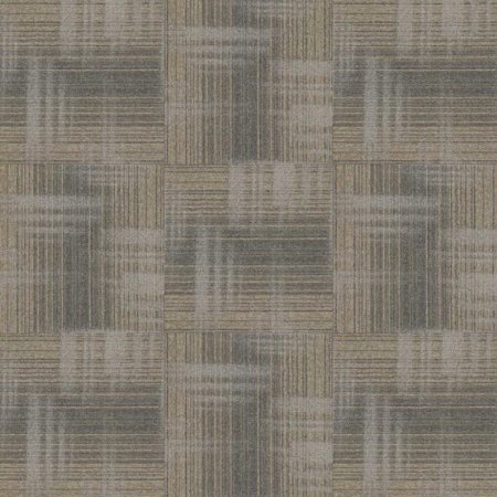 (image for) Next Floor Bandwidth 19.7" x 19.7" Solution-Dyed Nylon Carpet Tiles - Shoreline NF883001