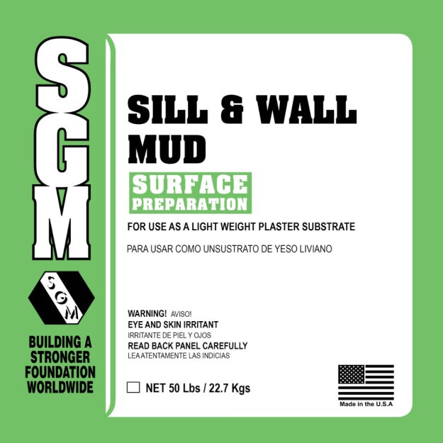 (image for) SGM 821 Sill & Wall Mud - 50 Lbs.
