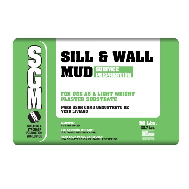 (image for) SGM 821 Sill & Wall Mud - 50 Lbs.