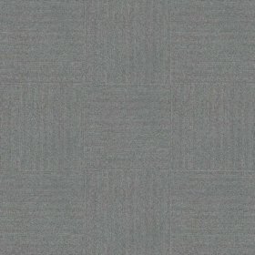 Next Floor Pinstripe 19.7" x 19.7" Solution-Dyed Twisted Polypropylene Carpet Tiles - Silver Coin NF877021