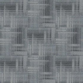 Next Floor Bandwidth 19.7" x 19.7" Solution-Dyed Nylon Carpet Tiles - Silver Lining NF883007