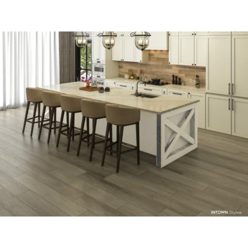 (image for) Chesapeake Flooring Intown 9.1" x 60.3" SPC Luxury Vinyl Plank - Skyline CWH3472