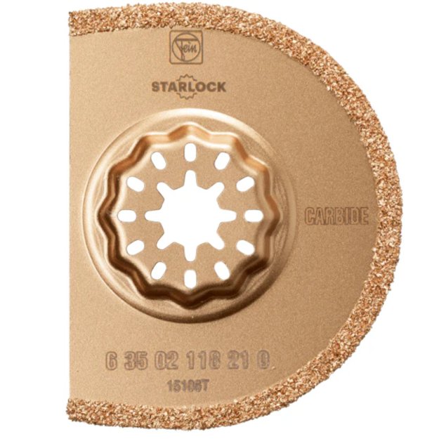 (image for) FEIN 63502118230 3/32" Wide 3/4-Moon Carbide Blade - 5 Pack