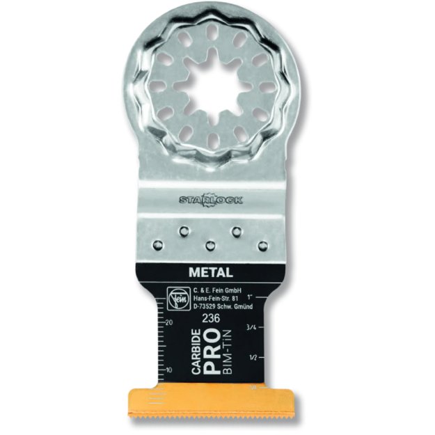 (image for) FEIN SL-236-3 1-3/8"" Wide BIMETAL Tin Blade - 3 Pack