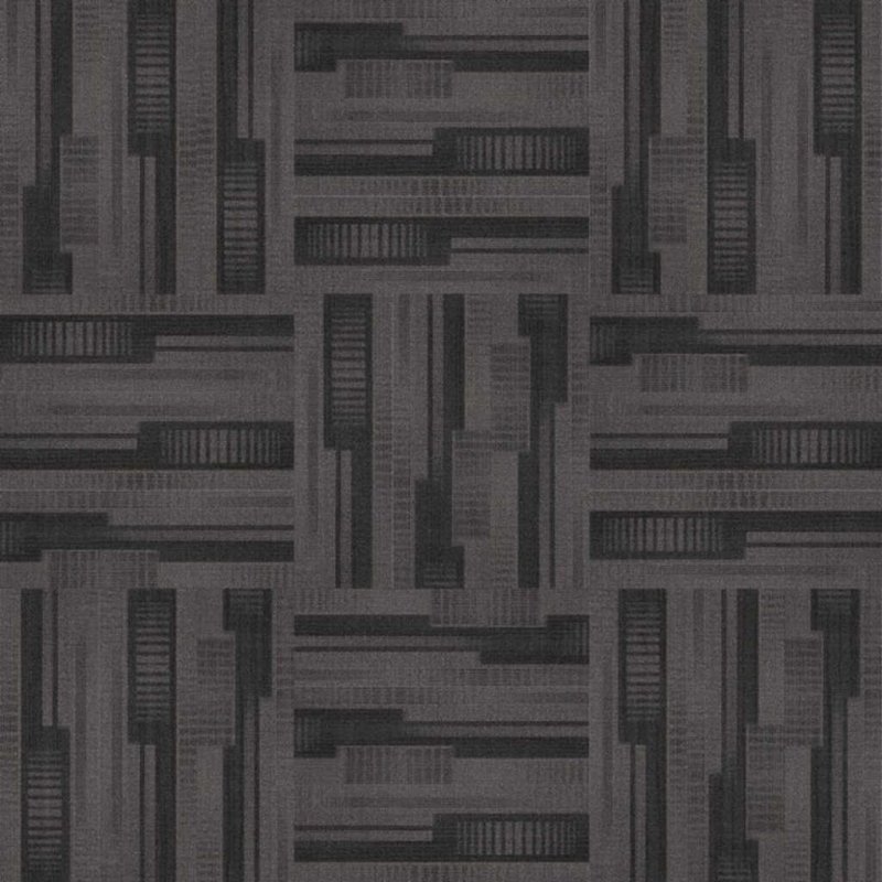 Next Floor Dedication 13\" x 39\" Solution-Dyed Twisted Polypropylene Carpet Tiles - Soapstone NF712013