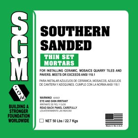 SGM 737 Southern Sanded Dry-Set Mortar 50 Lbs. - Gray